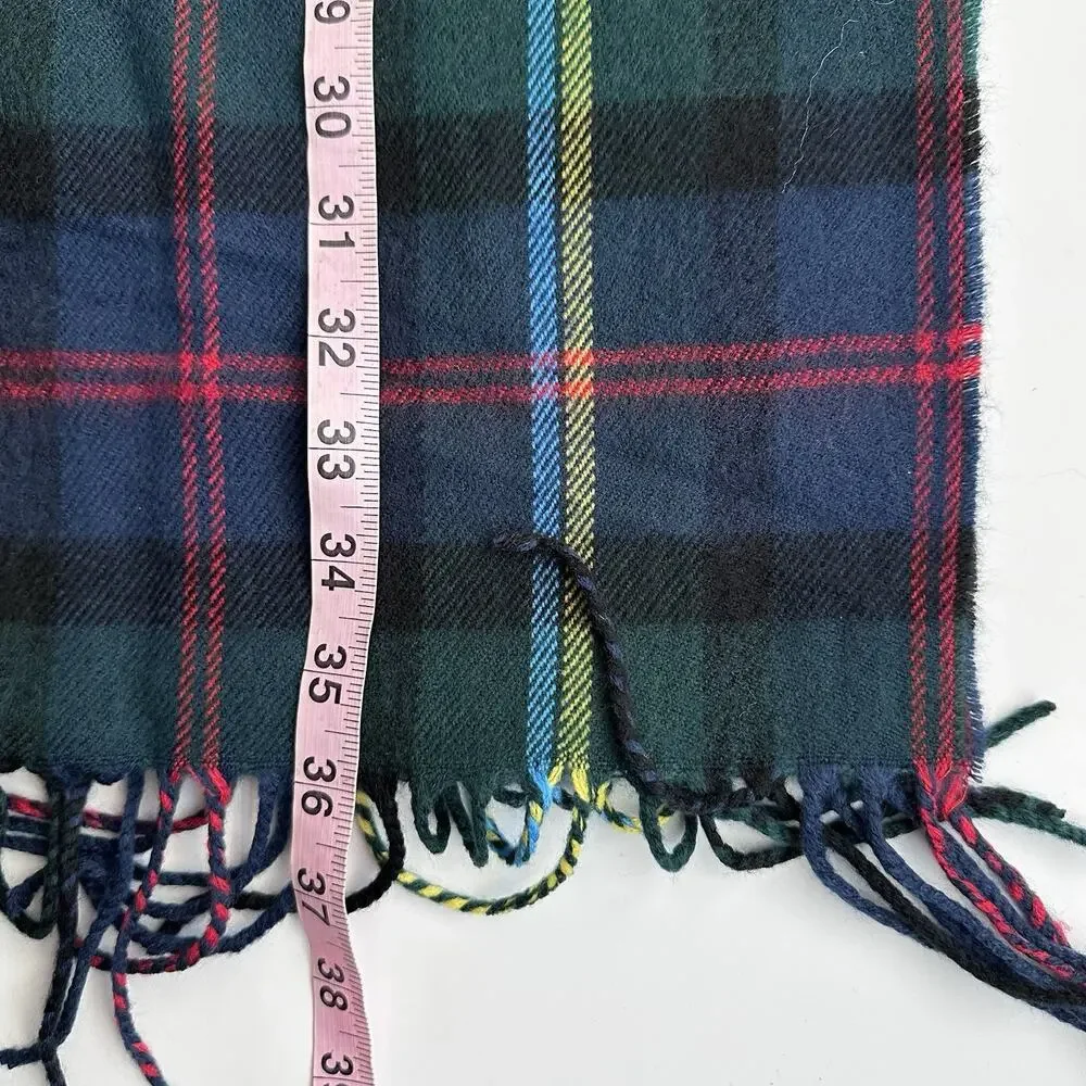 J. Crew Factory Plaid Cape Scarf Poncho Tartan Birch‎ Plaid Navy Green NWT